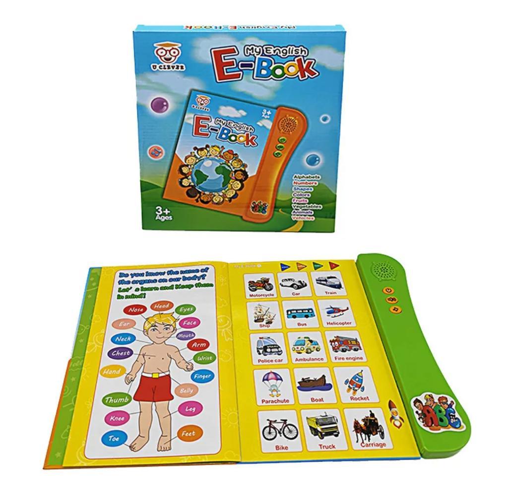 Children electronic english sound talking e-book education learning toy for kids