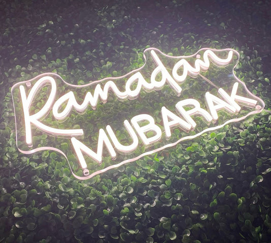 Ramadan kareem neon light sign